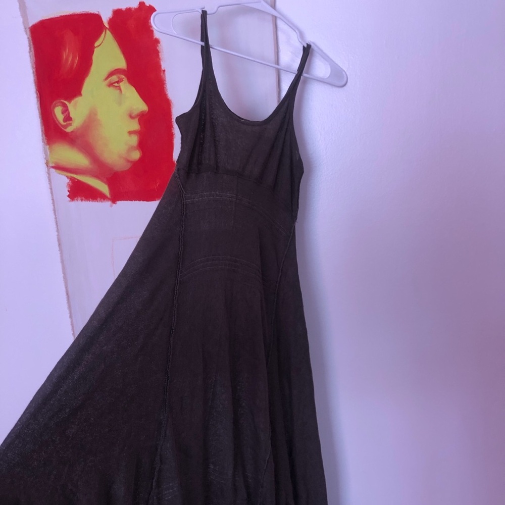 Linen knit dress